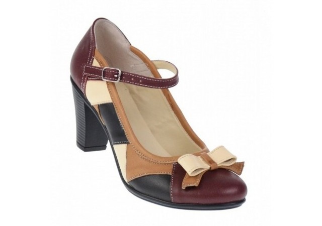 Pantofi dama eleganti din piele naturala - P13423VB